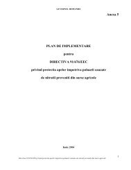 Plan Implementare nitrati - Apele Romane