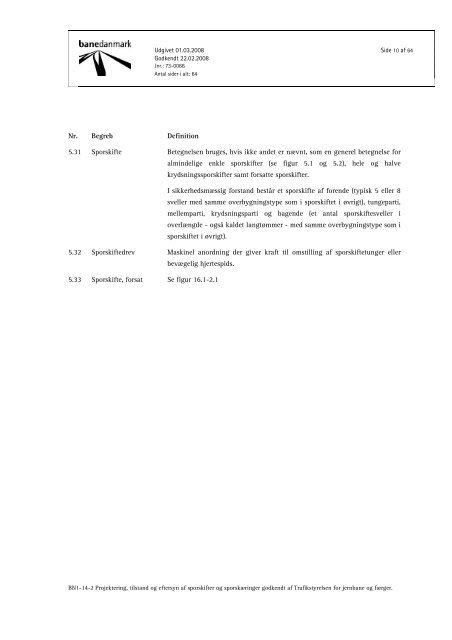 Banenorm BN1-14-2 - Banedanmark