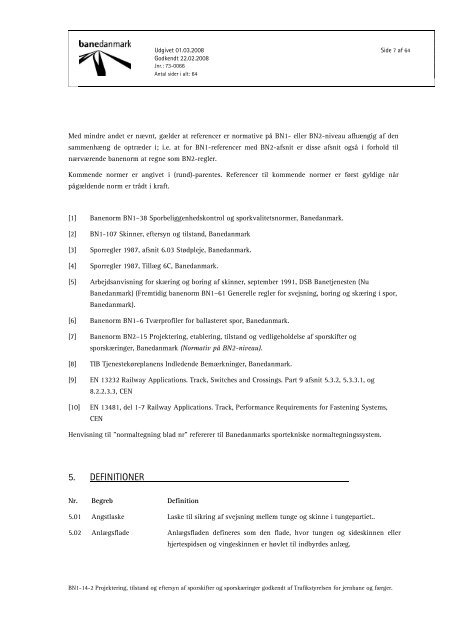 Banenorm BN1-14-2 - Banedanmark
