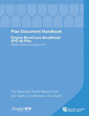 Buy Up Plan Handbook: Empire BlueCross BlueShield EPO 90