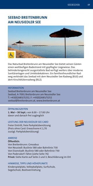 seebad breitenbrunn am neusiedler see - Podersdorf am See