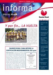 Y por finâ¦ LA VUELTA - Instal CLUB - Saunier Duval