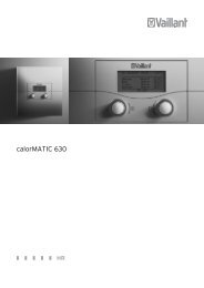 Upute za rukovanje calorMATIC630 3.pdf - Vaillant