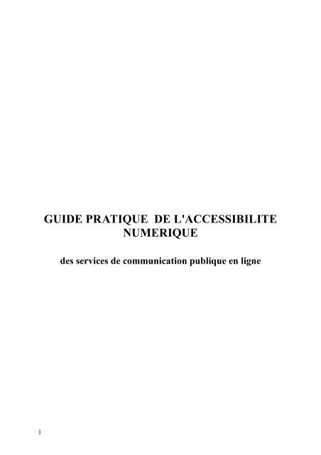 Version accessible du guide - URBA 2000