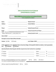 elective request form - Marquette General Regional Medical Center