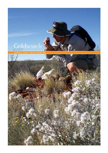 Goldsearch Limited ANNUAL REPORT 2007