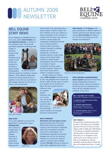 Autumn Newsletter 2009 v2_Layout 1 - Bell Equine Veterinary Clinic