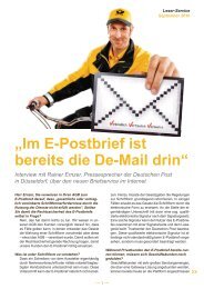 Leser-Service: E-Postbrief - Creditreform