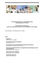 Zusammenstellung der Präsentationen (pdf) - Erfahrungsaustausch ...