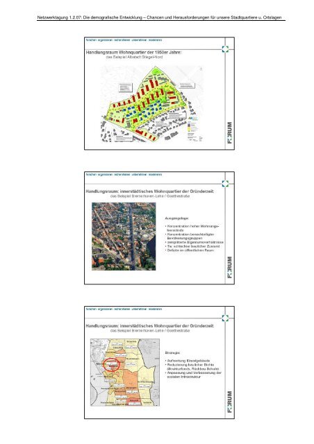 Zusammenstellung der Präsentationen (pdf) - Erfahrungsaustausch ...