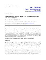 Quantification of phenol in surface water by gas chromatography ...