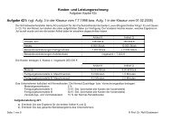 Kosten- und Leistungsrechnung Aufgabe 421: (vgl. Aufg ... - dgue.de