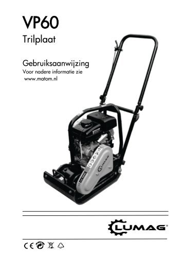 Trilplaat Lumag RP75 - Matom