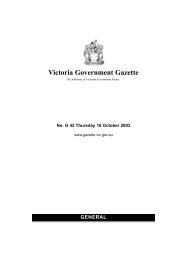 Victoria Government Gazette - Blue Star Group Limited