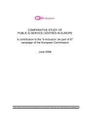 Comparative Study of Public e-Service Centres in - ePractice.eu