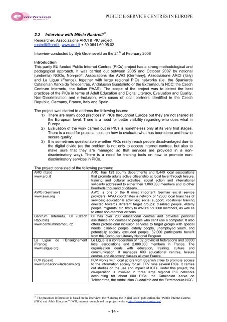 Comparative Study of Public e-Service Centres in - ePractice.eu