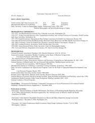 Curriculum Vitae - COAS - Howard University