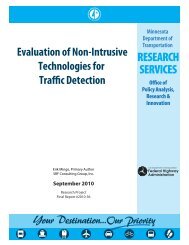 Evaluation of Non-Intrusive Technologies for Traffic Detection