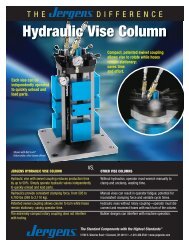 Hydraulic Vise Column - Jergens Inc.