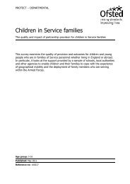 Children in Service families - NFF