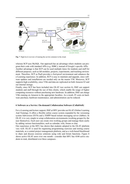 Private Cloud for Collaboration and e-Learning Services: from IaaS ...