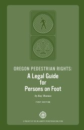 Oregon Pedestrian Rights: A Legal Guide for Persons on Foot