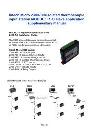 2300-Tc8 - MODBUS supplementary manual