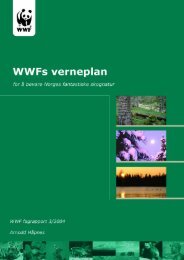 WWFs verneplan for artsrike skoger