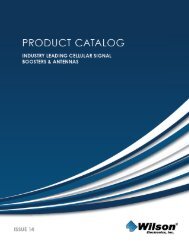 PRODUCT CATALOG - Wilson Electronics