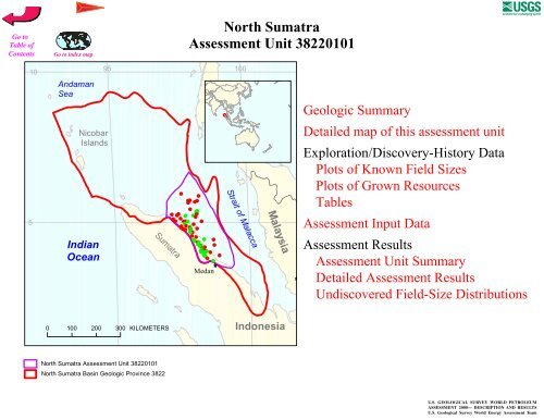 North Sumatra Assessment Unit 38220101 - USGS Energy ...