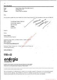 Letter from Applicant - Re Correspondence Address - EPA