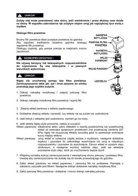 Instrukcja obsÃ…Â‚ugi pompy Honda QP-205SLT - pdf [644.23 kB] - Wobis