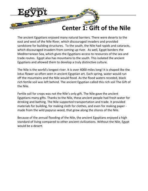 Gift of the Nile: Papyrus Art Activity | Las Vegas NHM-chantamquoc.vn