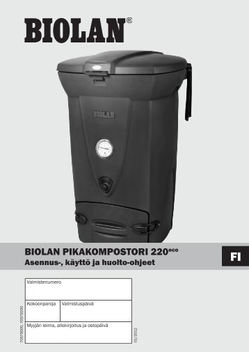 BIOLAN PIKAKOMPOSTORI 220eco