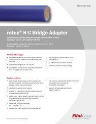 rotec® H⁄C Bridge Adapter - Flint Group