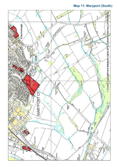 SHLAA Discarded Sites (March 2013) in PDF format - Allerdale ...