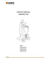 service manual kempact ra - Rapid Welding and Industrial Supplies ...