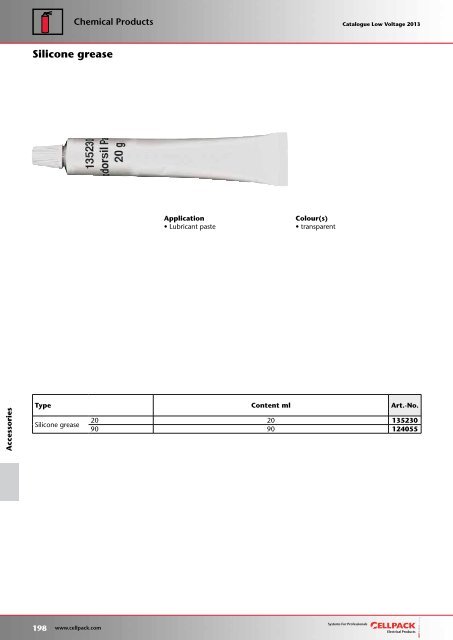 Catalogue Low voltage 2013 - Cellpack Electrical Products