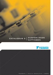 CATALOGUS 3 | CUSTOm mAdE KETTinGEn - Tsubaki Europe