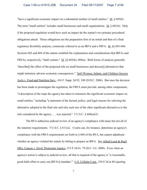 Judge's Opinion on Snapper Grouper Amendment 13C ... - SAFMC.net