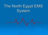 The North Egypt EMS System - Smgsi.com