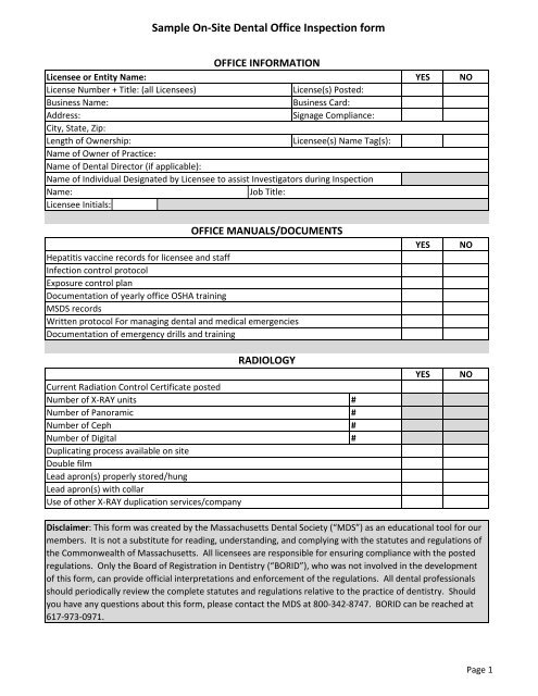 Certificate Of Inspection Template