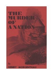 The murder of a nation by Henry Morgenthau 1974 AGBU