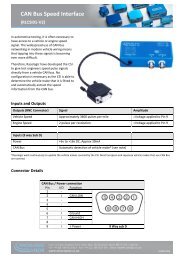 CAN Bus Speed Interface (RLCSI01-V2) - Racelogic