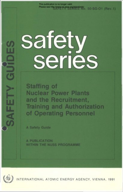 Safety_Series_050-SG-O1_1991 - gnssn - International Atomic ...