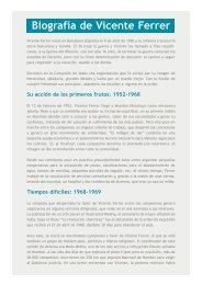 Biografía - Fundación Vicente Ferrer