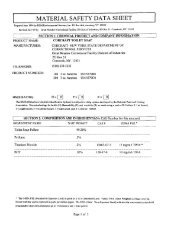 Toilet Soap MSDS Sheet - Corcraft