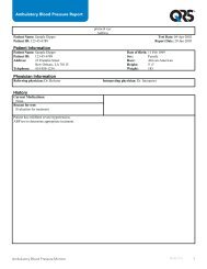 ABPM Sample Report - QRS Diagnostic