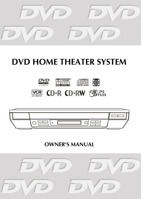 DVD HOME THEATER SYSTEM - Venturer