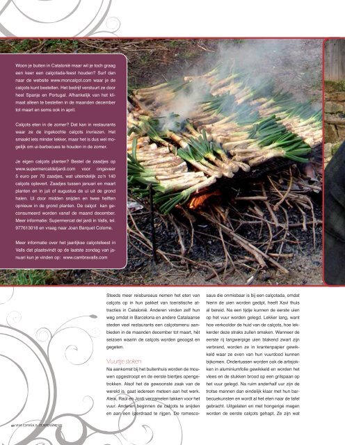 Calcots happen op het Catalaanse platteland ... - Hieke Voorberg